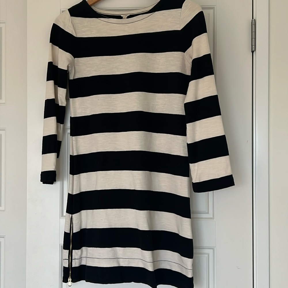 J. Crew Stripe Cotton Dress